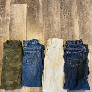 LOT OF 4 boys size 10 pants